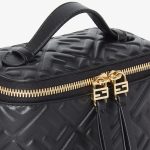 FENDI Vanity Black nappa leather mini-bag with FF motif - Image 2